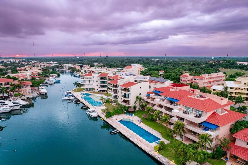 Ferienwohnung Departamento Con Jacuzzi Privadoyvista A La Marina Puerto Aventuras Exterior foto