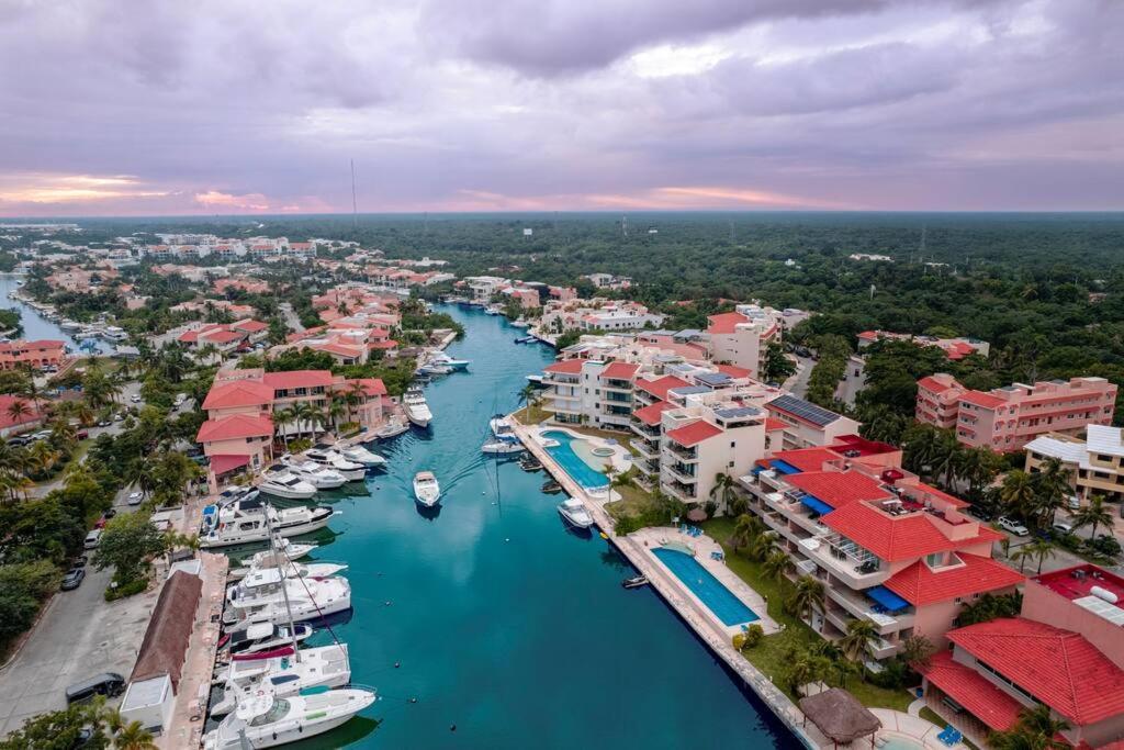 Ferienwohnung Departamento Con Jacuzzi Privadoyvista A La Marina Puerto Aventuras Exterior foto
